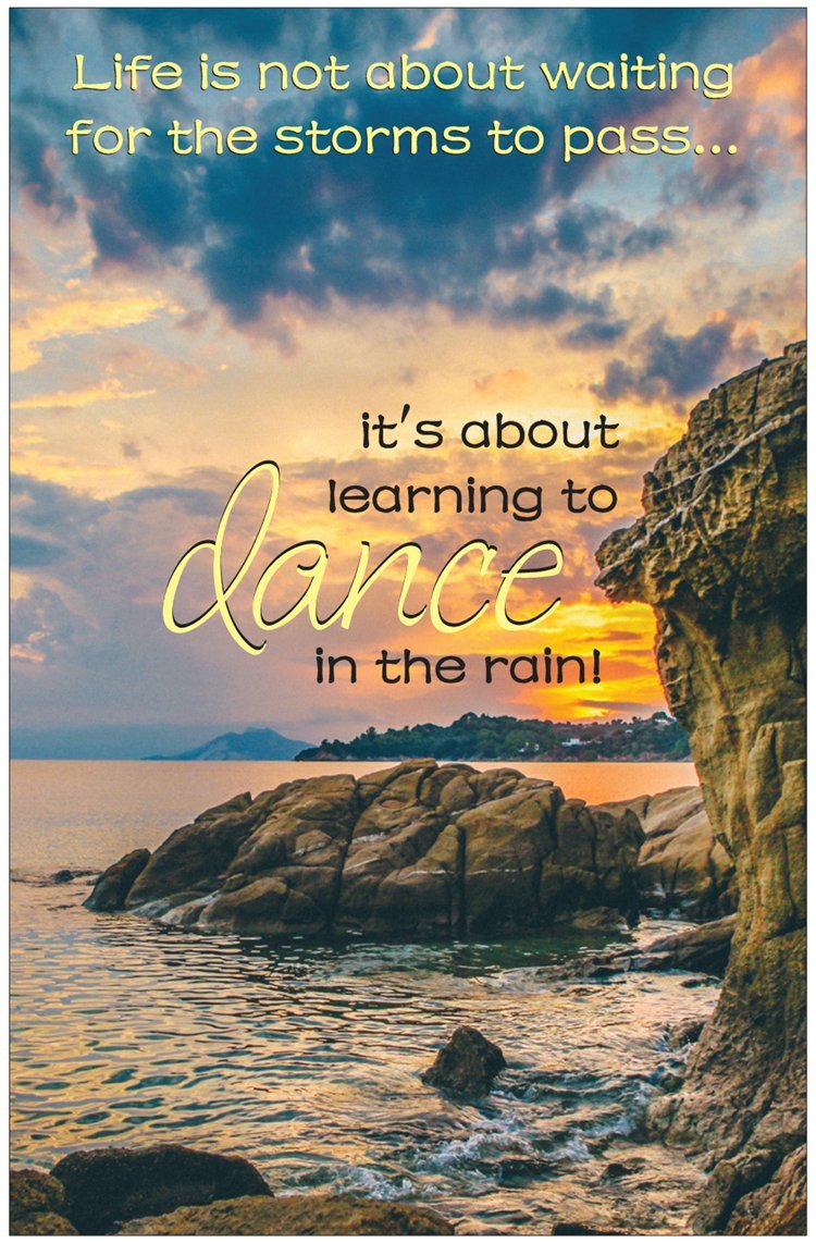Creation Enterprises Dance in The Rain Inspirational Christian Poster-A34