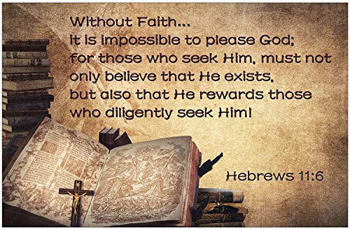 Creation Enterprises Diligently Seek Him Inspirational Christian Poster-G95