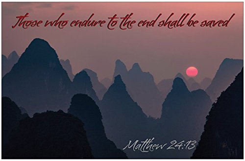 Creation Enterprises Endure Inspirational Christian Poster-A45