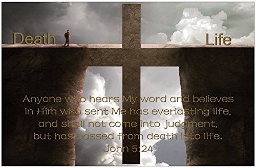Creation Enterprises Cross Life Inspirational Christian Poster-A32