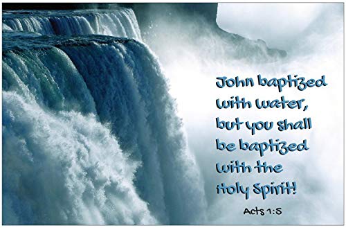 Baptized Inspirational Christian Poster-G97