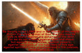 Be Strong Inspirational Christian Poster-M6