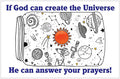 Creation Enterprises Answer to Prayers Inspirational Christian Poster-H21
