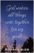 Creation Enterprises All Things 2 Inspirational Christian Poster-A4