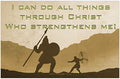 Creation Enterprises David and Goliath Inspirational Christian Poster-K5