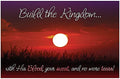 Creation Enterprises Build the Kingdom Inspirational Christian Poster-A111