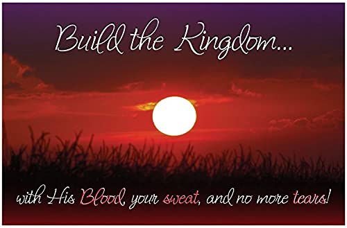 Creation Enterprises Build the Kingdom Inspirational Christian Poster-A111