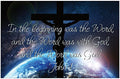 Creation Enterprises Beginning Cross Inspirational Christian Poster-A11