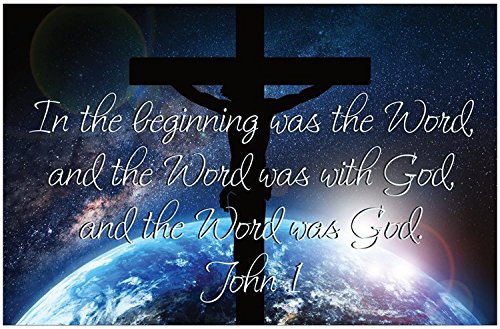 Creation Enterprises Beginning Cross Inspirational Christian Poster-A11