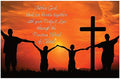 Creation Enterprises Bind Our Hearts Inspirational Christian Poster-J39