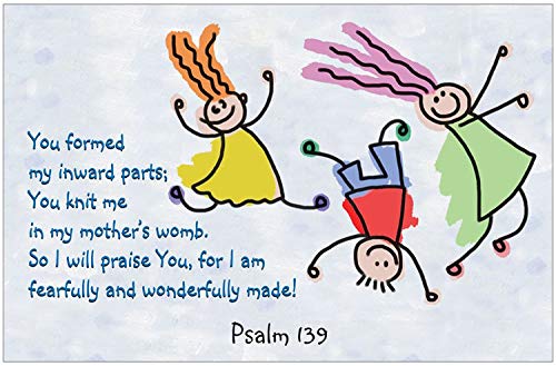 Creation Enterprises Fearfully and Wonderfully Made Inspirational Christian Poster-H48