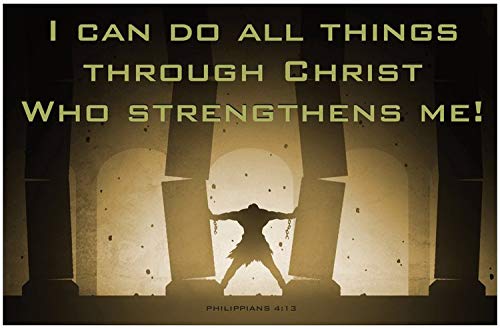 Creation Enterprises All Things Inspirational Christian Poster-J65