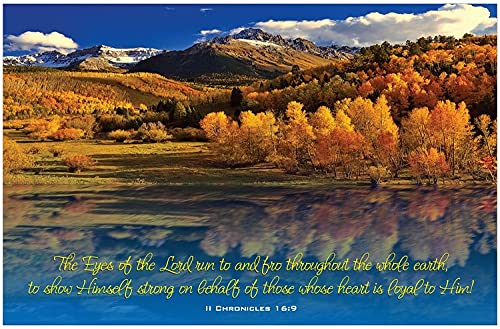 Creation Enterprises Eyes of the Lord Inspirational Christian Poster-A117