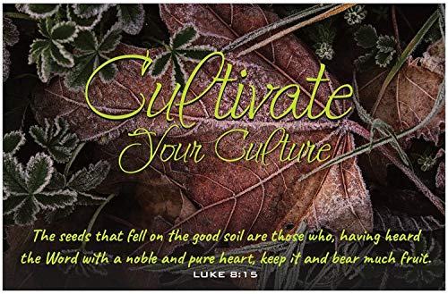 Creation Enterprises Cultivate Your Culture Inspirational Christian Poster-I80