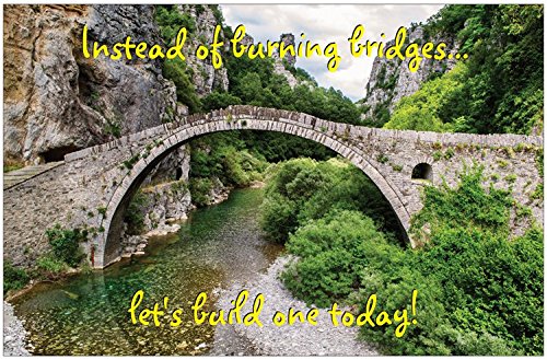 Creation Enterprises Bridges Inspirational Christian Poster-A19