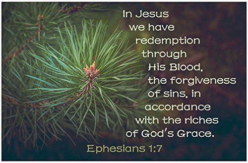 Creation Enterprises Blood Redemption Inspirational Christian Poster-A17