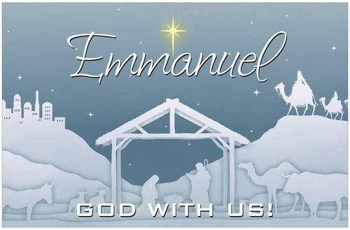 Creation Enterprises Emmanuel Manger Inspirational Christian Poster-B105
