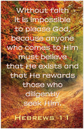 Creation Enterprises Diligent Faith Inspirational Christian Poster-A39