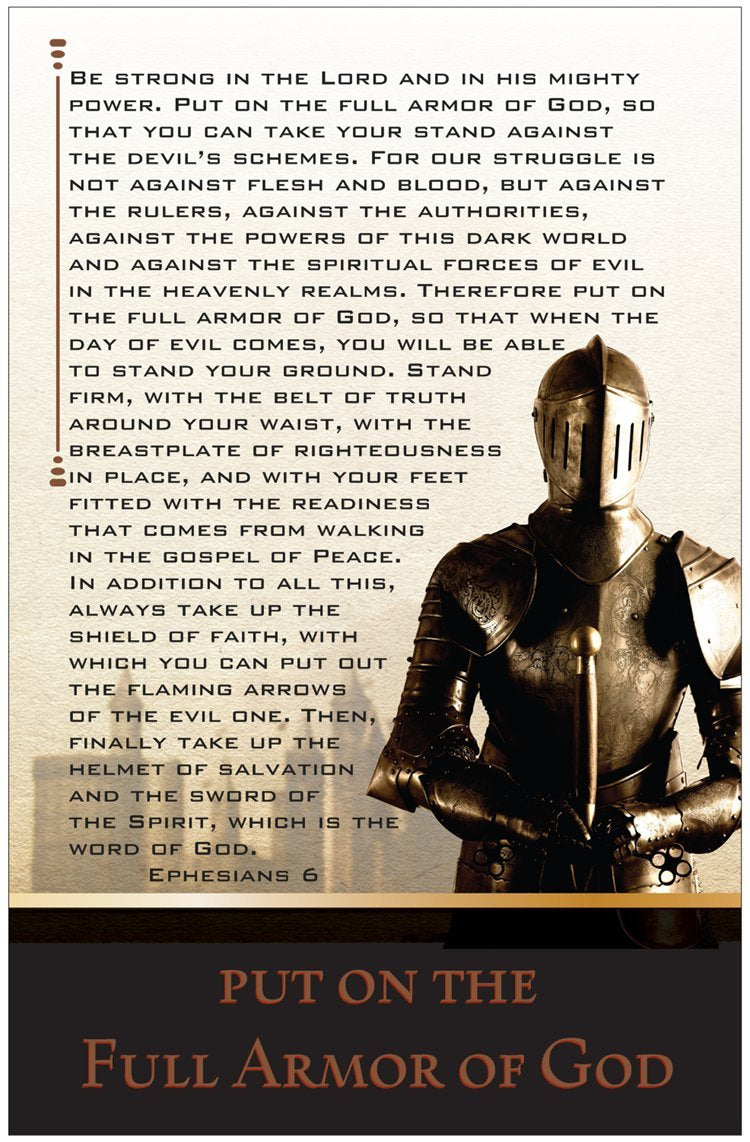 Creation Enterprises Armor Inspirational Christian Poster-D71