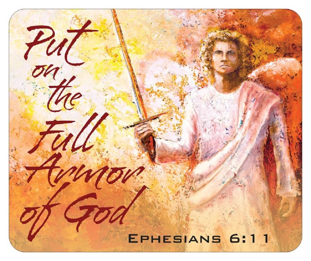Angel Armor Inspirational Christian Mouse Pad