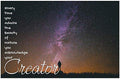 Creation Enterprises Acknowledge Your Creator Inspirational Christian Poster-H56