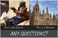 Creation Enterprises Any Questions? Inspirational Christian Poster-I66