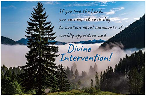 Creation Enterprises Divine Intervention Inspirational Christian Poster-I22