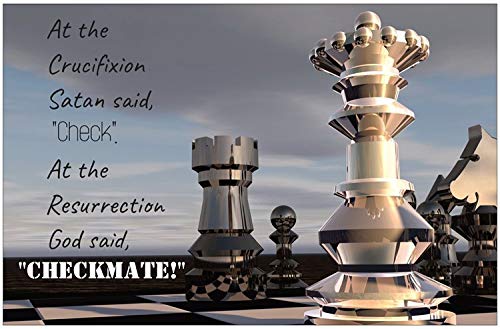 Creation Enterprises Checkmate Inspirational Christian Poster-H26