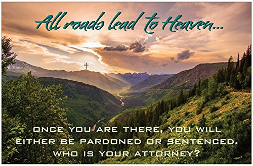 Creation Enterprises All Roads Inspirational Christian Poster-E16
