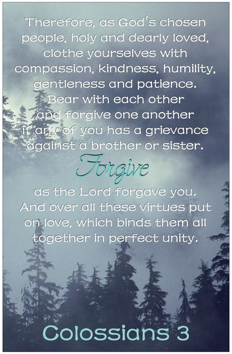 Creation Enterprises Colossians 3 Inspirational Christian Poster-A24