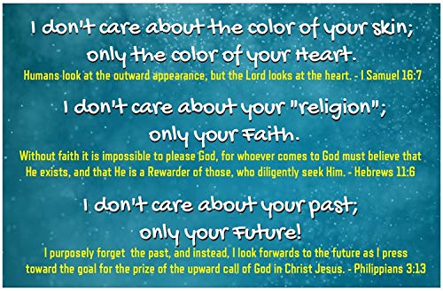 Care About Inspirational Christian Poster-K18