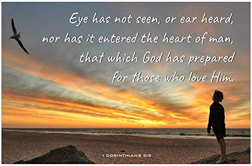 Creation Enterprises Eye Has Not Seen Inspirational Christian Poster-J30