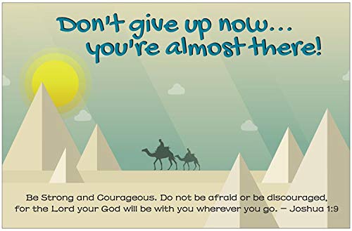 Creation Enterprises Almost There Inspirational Christian Poster-H86