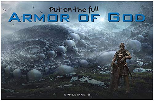 Creation Enterprises Armor of God Futuristic Inspirational Christian Poster-F96