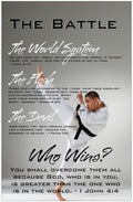 Creation Enterprises Battle Inspirational Christian Poster-D64