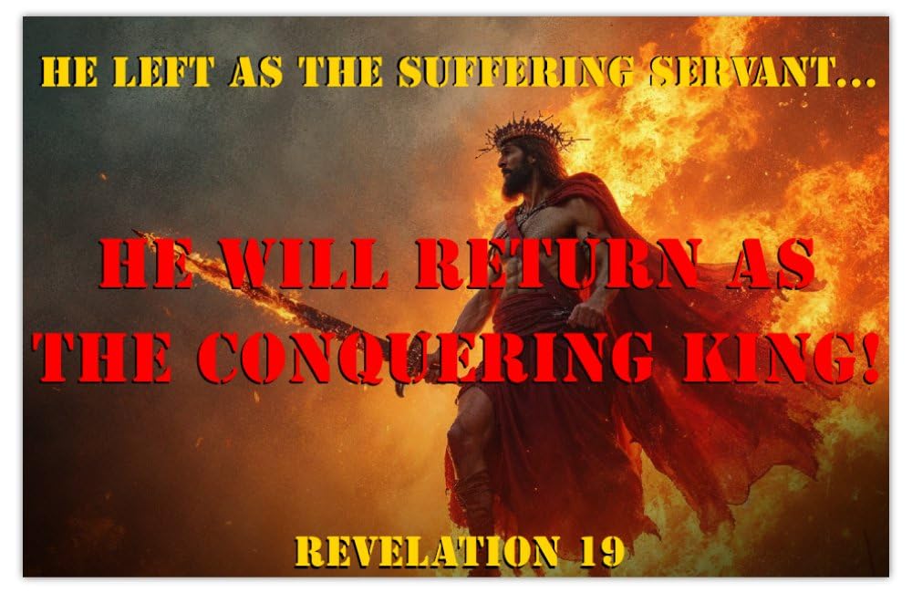 Conquering King Inspirational Christian Poster-M10