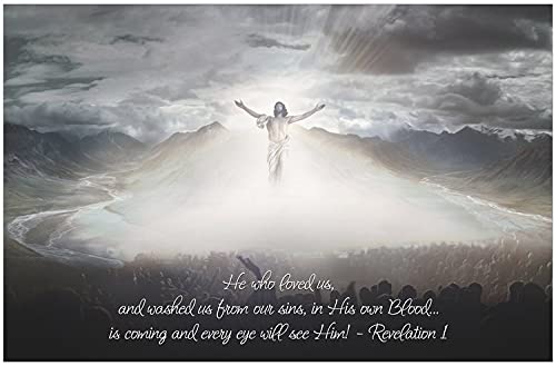 Creation Enterprises Every Eye Will See Inspirational Christian Poster-A108