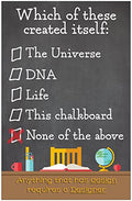Creation Enterprises Chalkboard Inspirational Christian Poster-D35