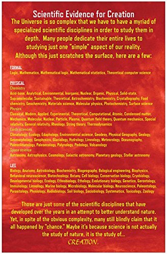 Creation Enterprises Evidence Inspirational Christian Poster-D79