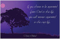 Creation Enterprises Choose to Believe Inspirational Christian Poster-G87