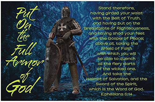 Creation Enterprises Armor of God Inspirational Christian Poster-G56