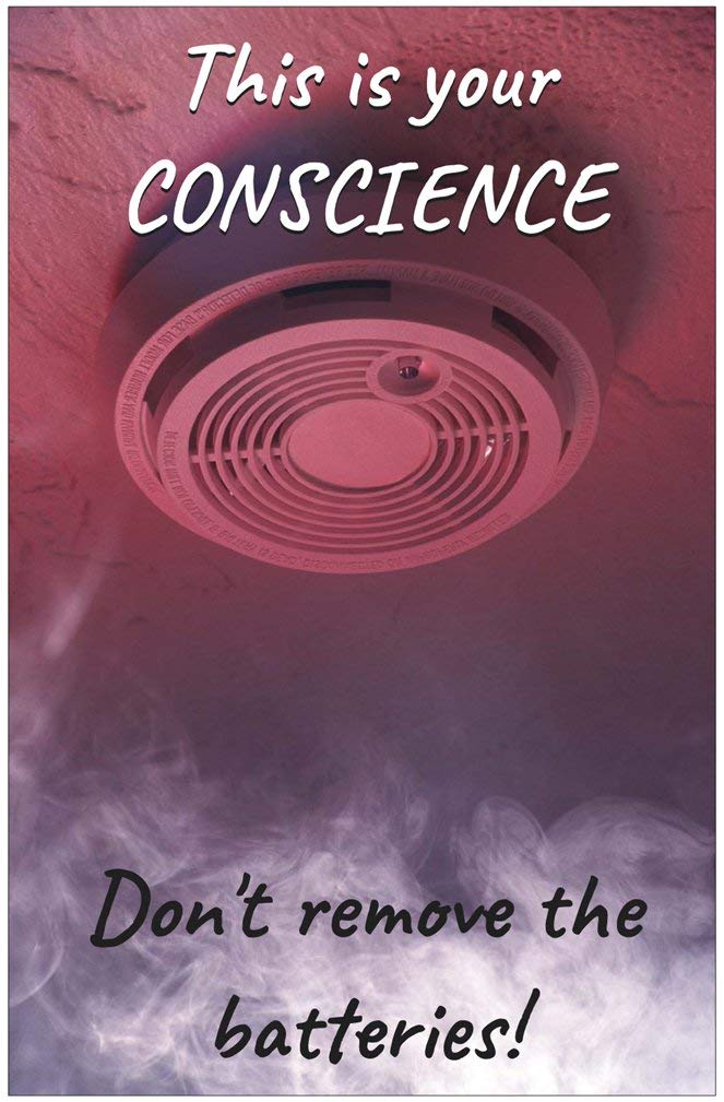 Creation Enterprises Conscience Inspirational Christian Poster-H37