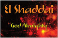 Creation Enterprises El Shaddai Inspirational Christian Poster-G96
