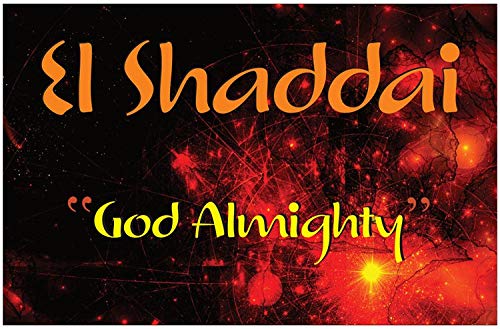 Creation Enterprises El Shaddai Inspirational Christian Poster-G96