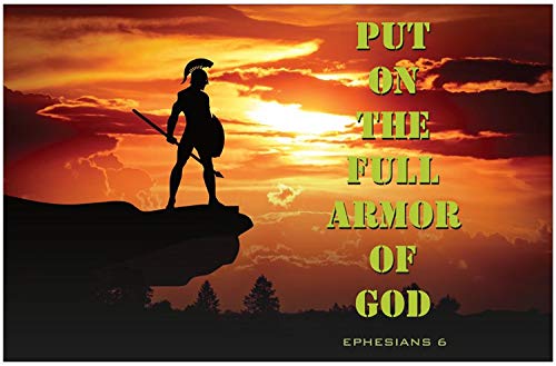 Creation Enterprises Armor of God Centurion Inspirational Christian Poster-E95