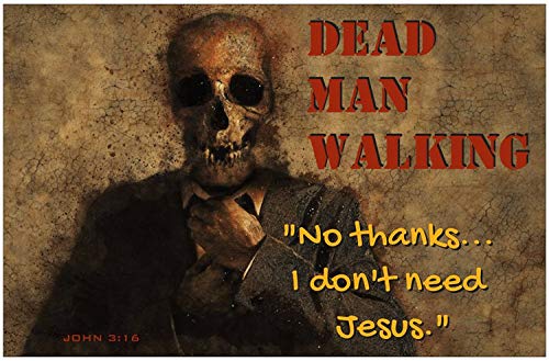 Creation Enterprises Dead Man Walking Inspirational Christian Poster-B91