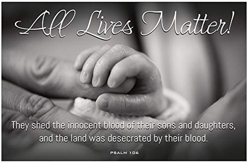 All Lives Matter Inspirational Christian Poster-H75