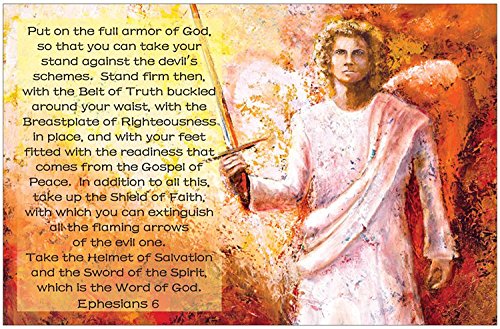 Creation Enterprises Angel Armor Inspirational Christian Poster-A5
