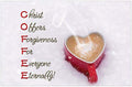 COFFEE Inspirational Christian Poster-K98