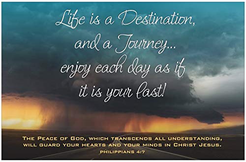 Creation Enterprises Enjoy Each Day Inspirational Christian Poster-K12